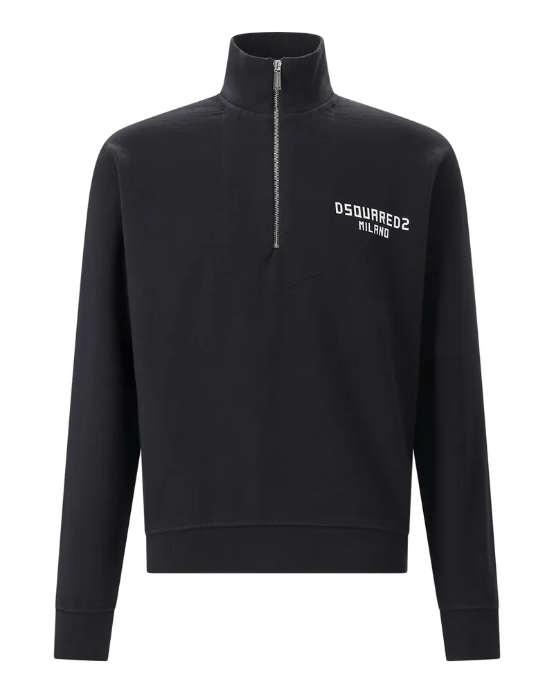 Dsquared2 Troyer aus Baumwolle Schwarz