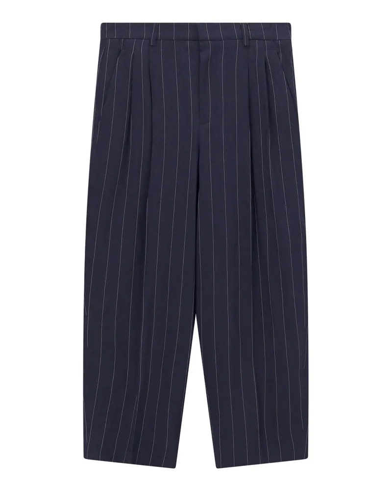 Rossi Gestreifte Hose Noa Dunkelblau