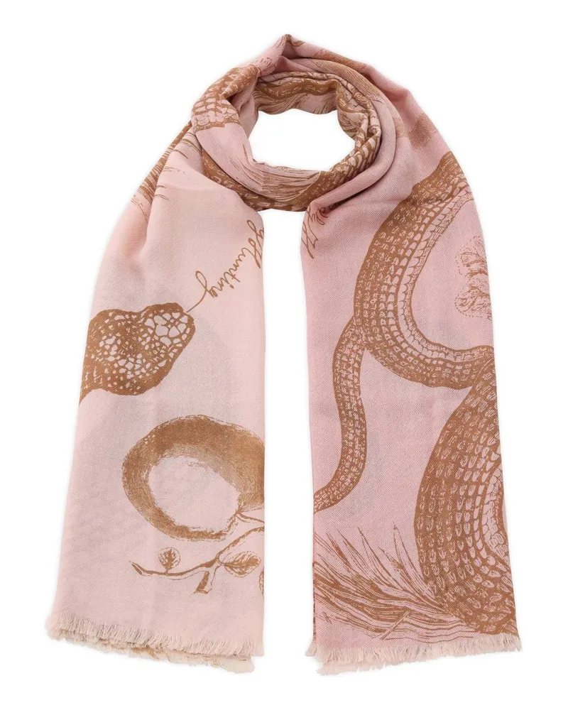 Friendly Hunting Schal aus Kaschmir Rosa