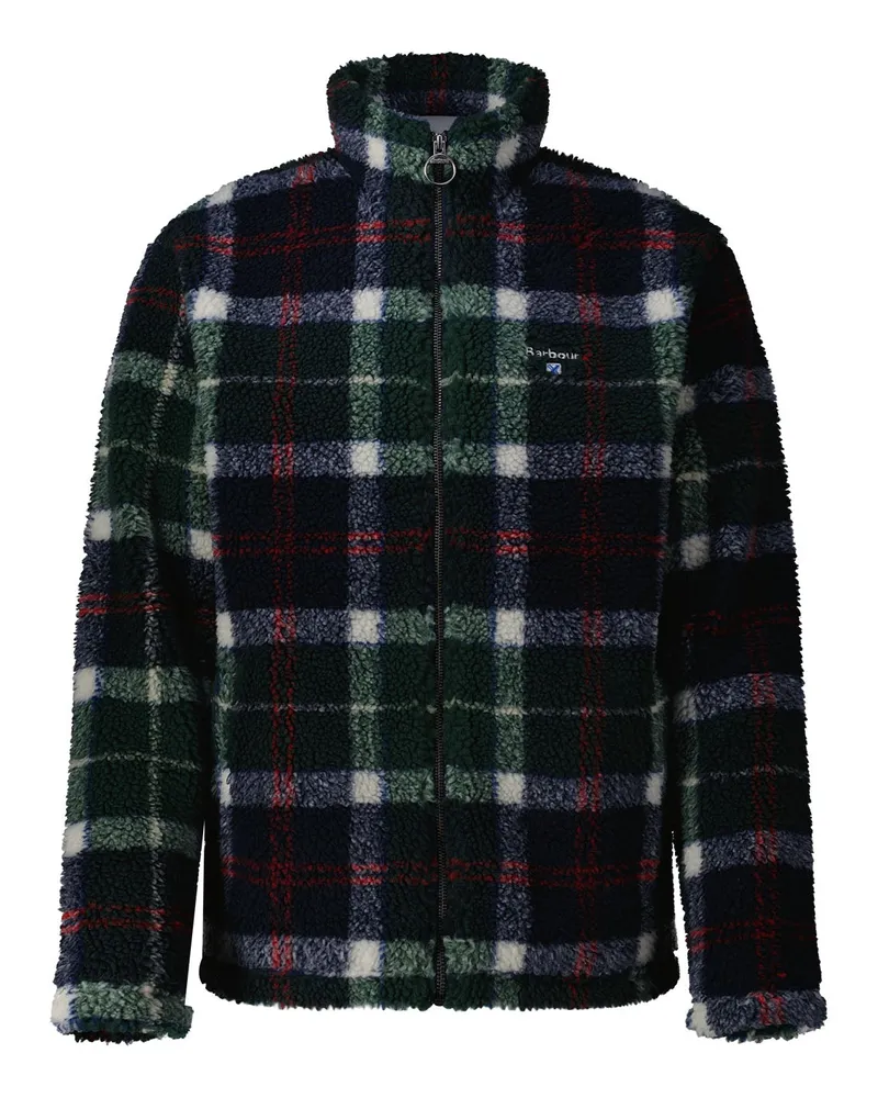 Barbour Fleecejacke Sherpa Grün