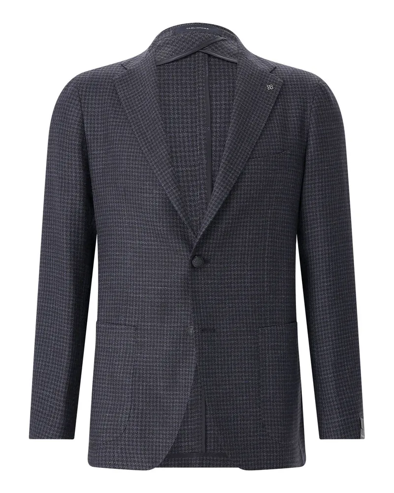 Tagliatore Sakko aus Woll-Seiden-Mix Navy