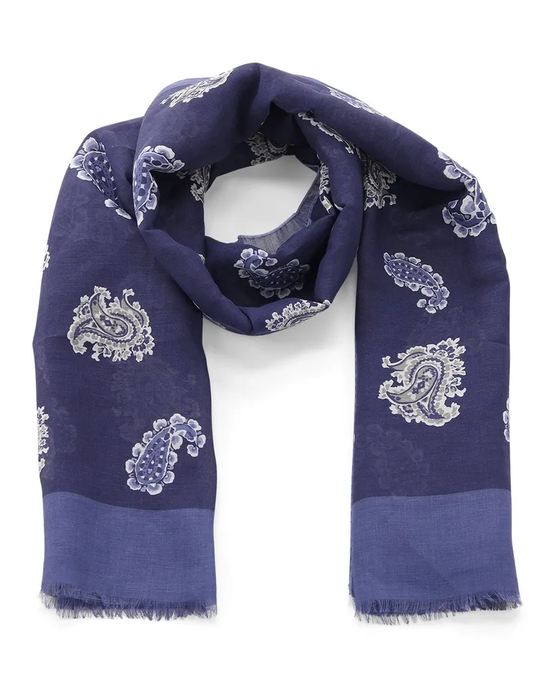 Altea Tuch mit Muster Dunkelblau