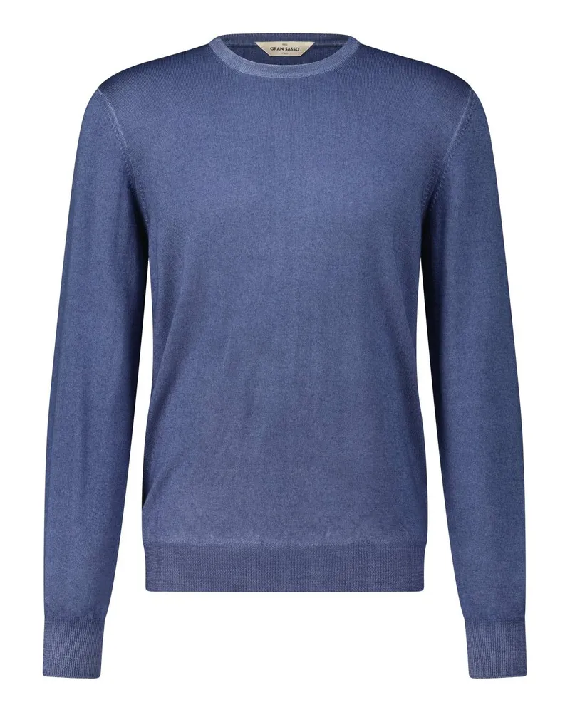 Gran Sasso Strickpullover aus Wolle Blau
