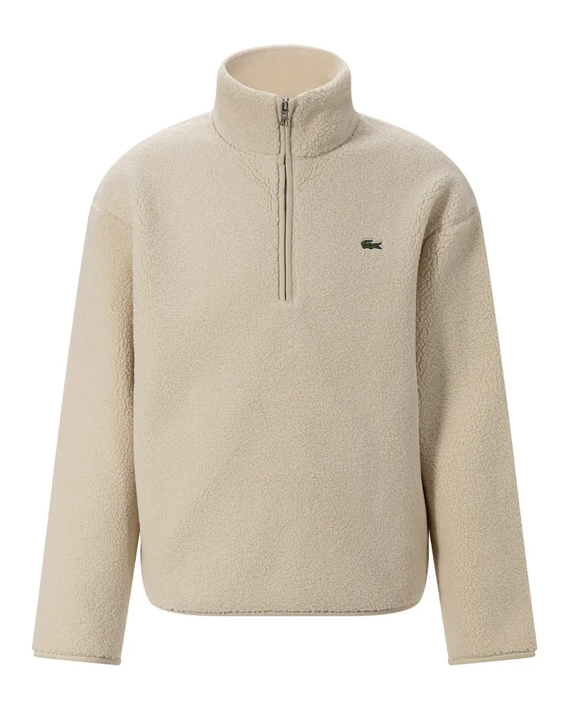 Lacoste Troyer mit Stehkragen Beige