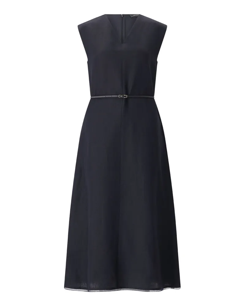 Fabiana Filippi Maxikleid aus Leinenmix Navy