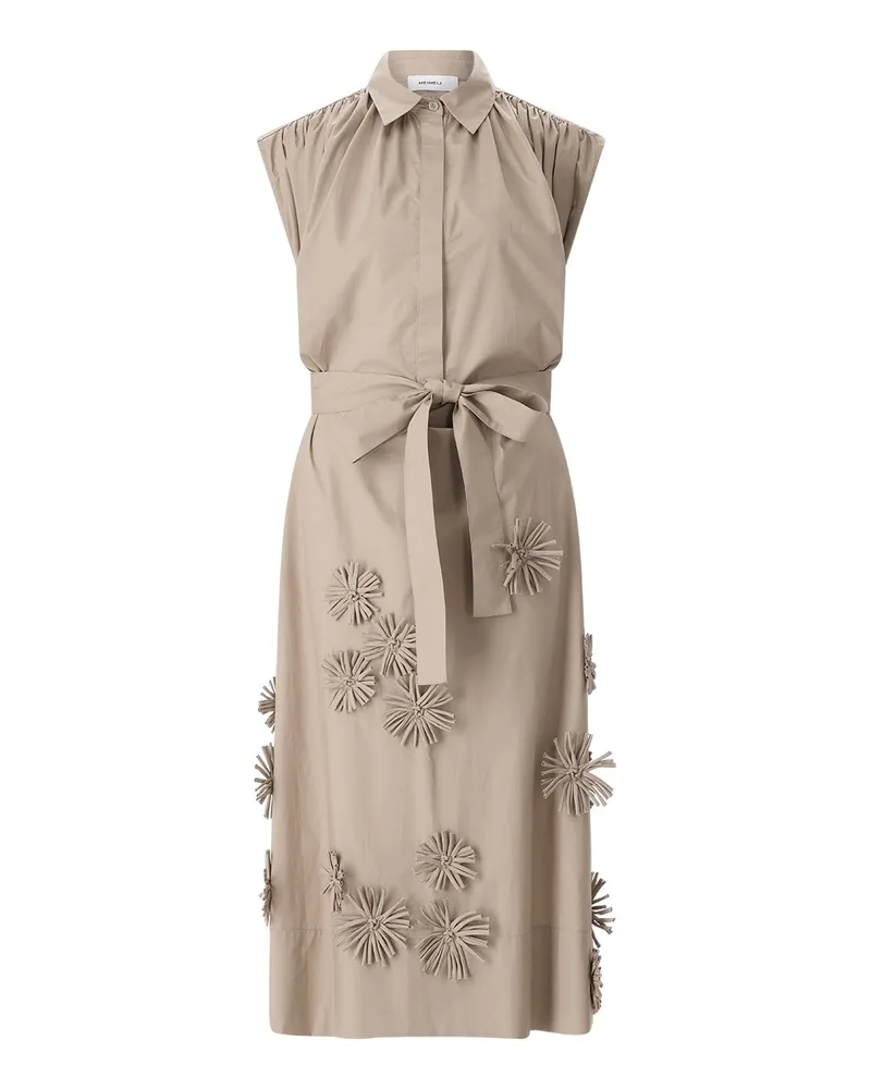 MEIMEIJ Midikleid aus Baumwolle Braun