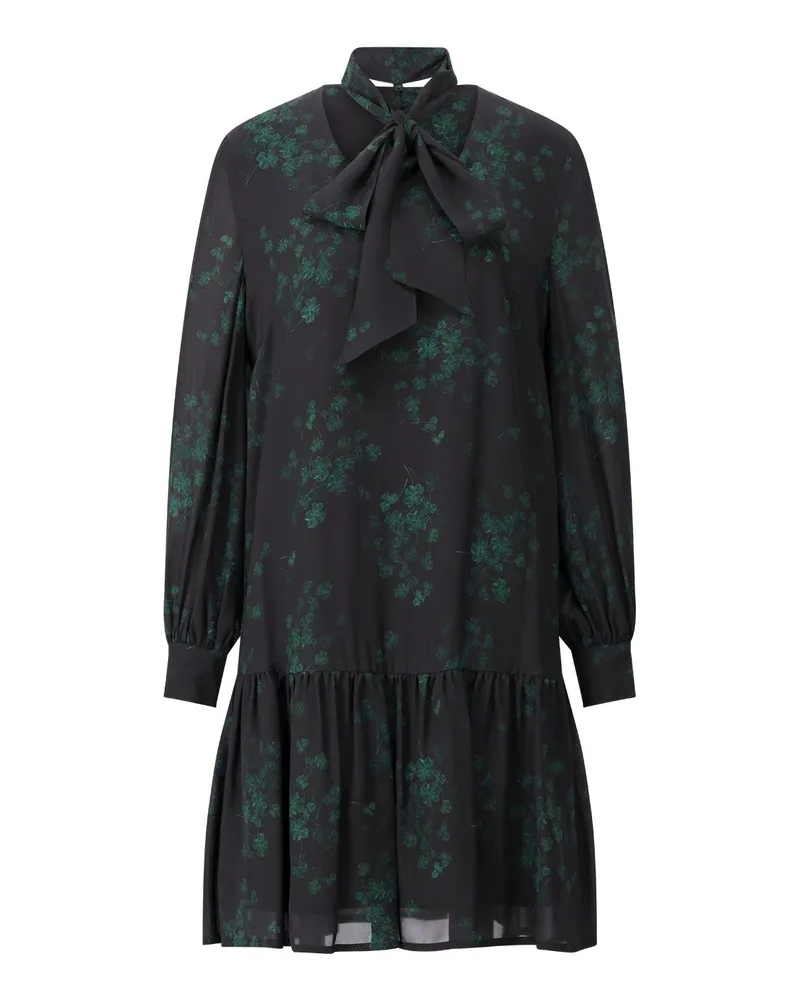 Riani Midikleid mit Print Schwarz