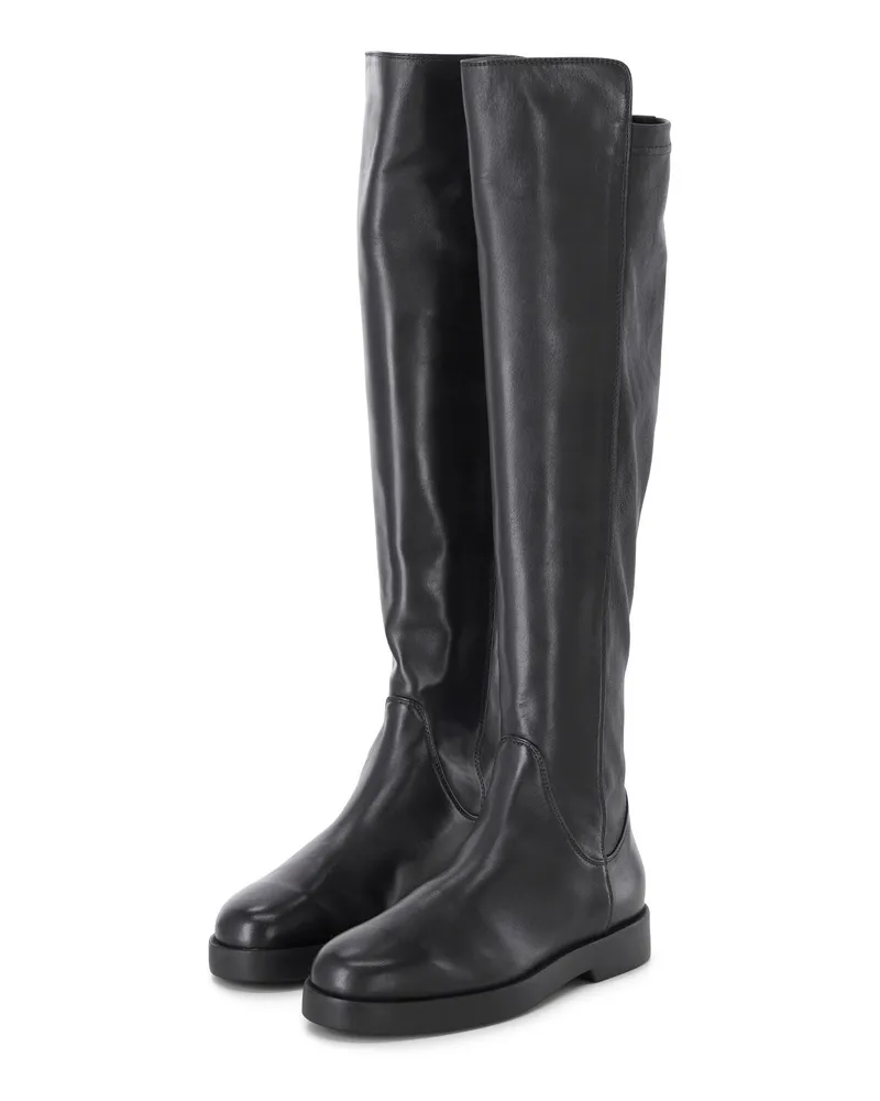 Attilio Giusti Leombruni Stiefel Andrea aus Leder Schwarz