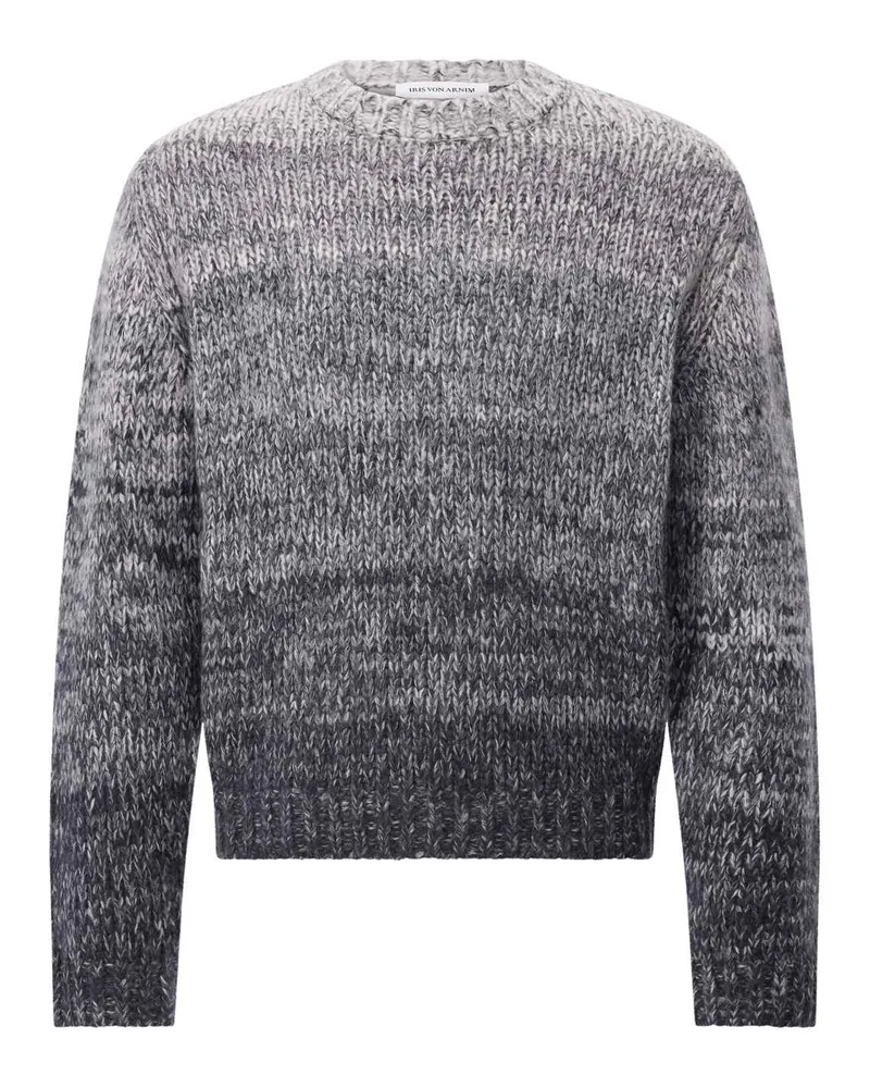 Iris von Arnim Pullover Bryan aus Kaschmir & Seide Grau