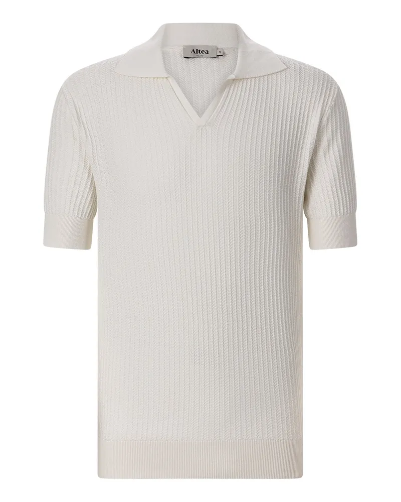 Altea Poloshirt aus Baumwolle Weiß