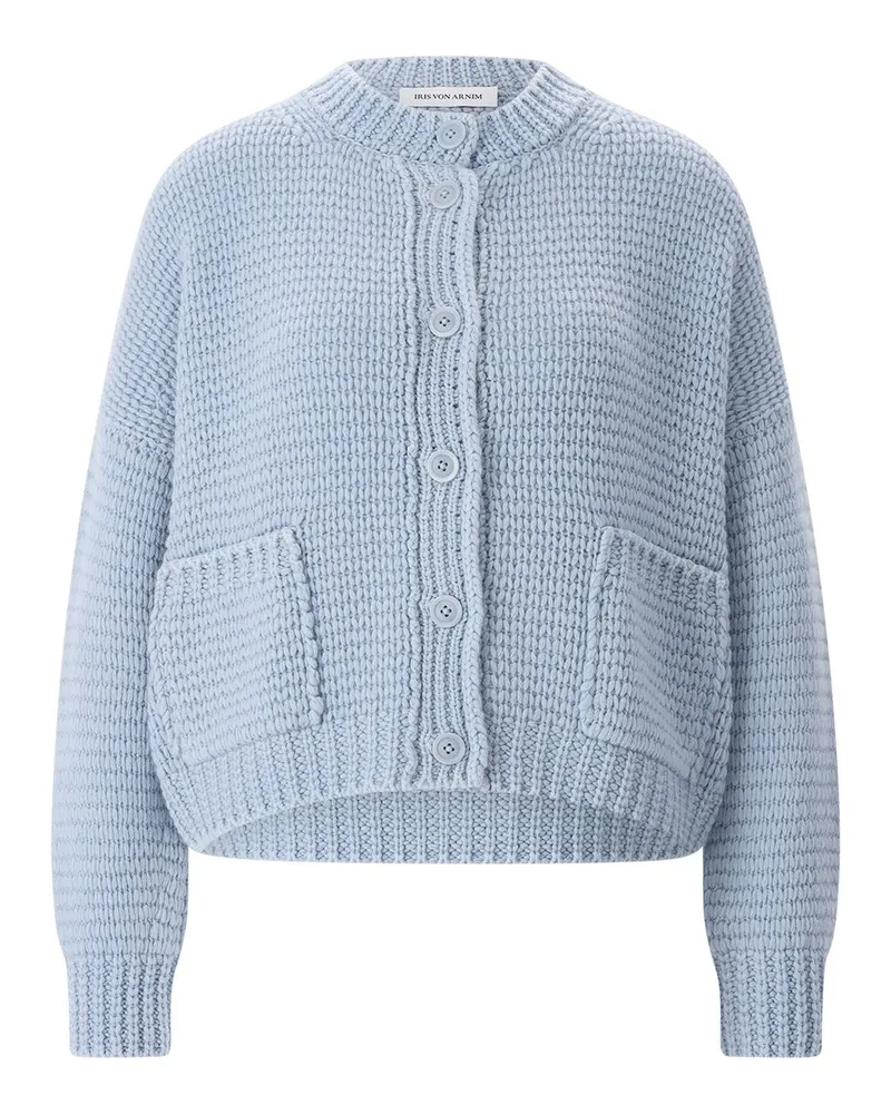 Iris von Arnim Strickjacke Marjorie Hellblau