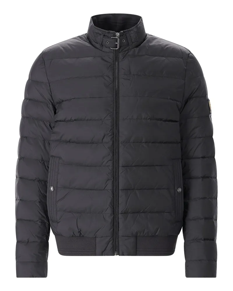 Belstaff Steppjacke Circuit mit Schnalle Schwarz