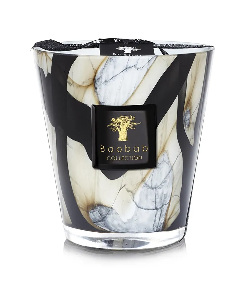 Baobab Collection Duftkerze Stones Marble Schwarz