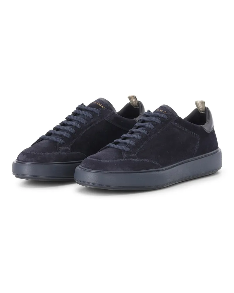 Officine Creative Italia Sneaker Sequel aus Veloursleder Dunkelblau