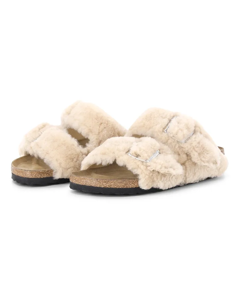 Birkenstock Gefütterte Sandalen Arizona Beige