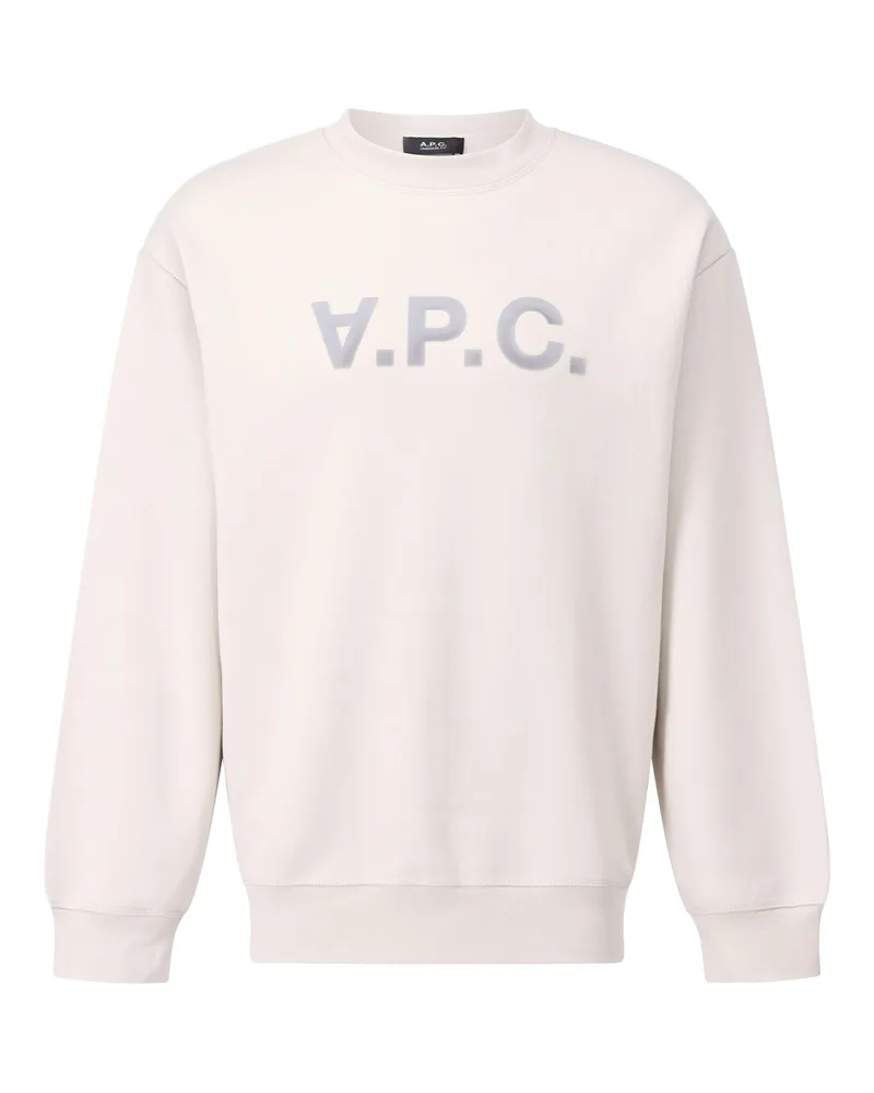 A.P.C. Sweater mit Logo Beige