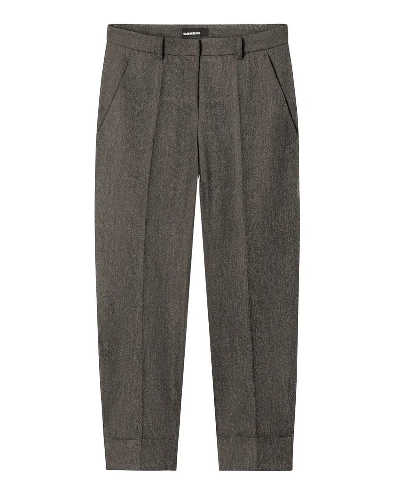 Cambio Hose Krystal aus Woll-Mix Braun