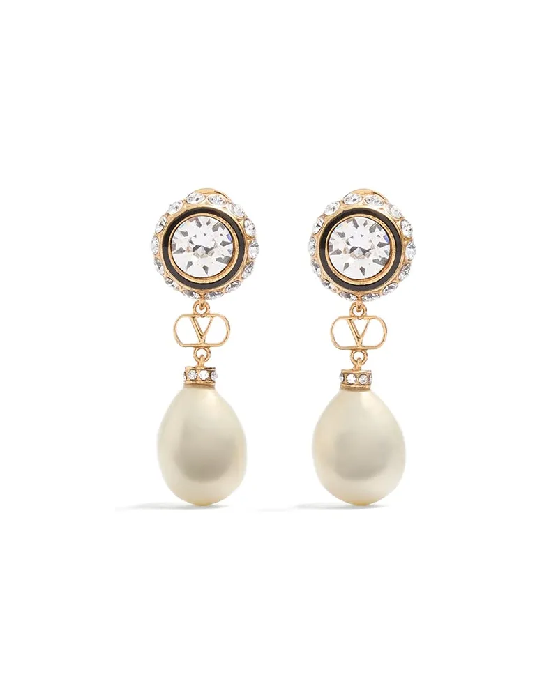 Valentino Garavani Vlogo Signature Ohrringe Gold