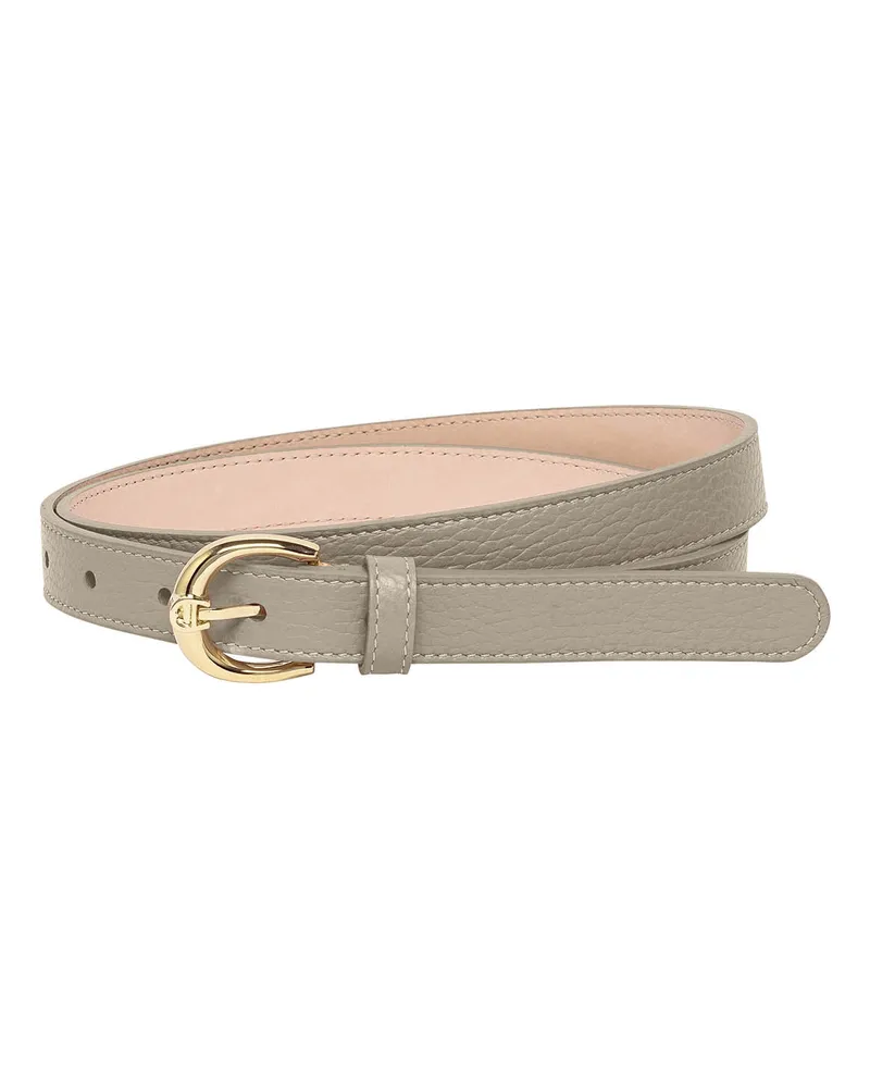 Aigner Gürtel Alpaca aus Leder Beige
