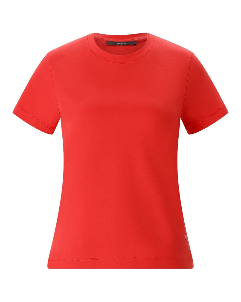windsor. T-Shirt aus Bio-Baumwolle Rot