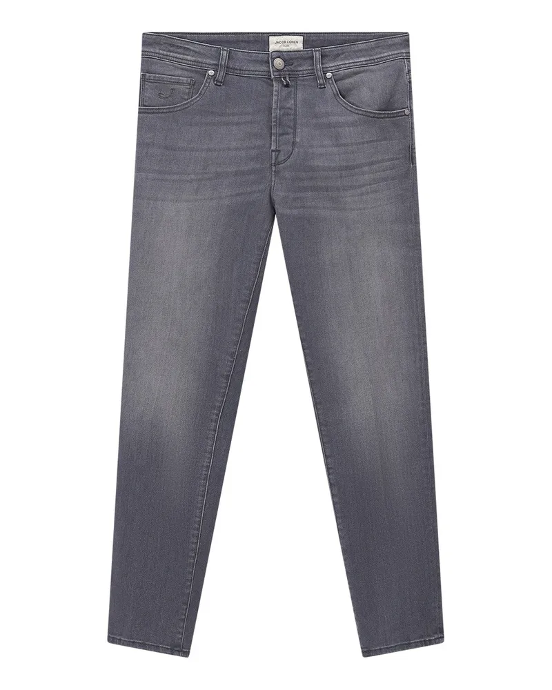 Jacob Cohën Slim-Fit Jeans Scott Dunkelgrau