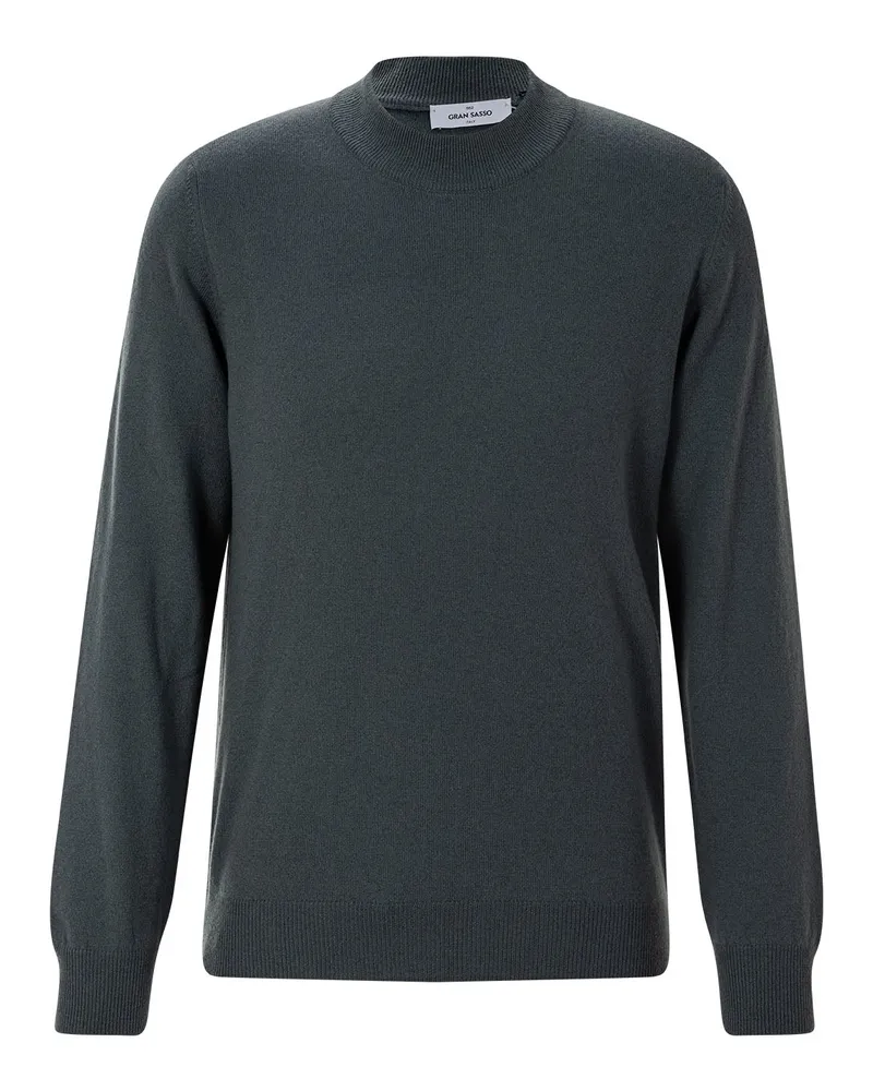 Gran Sasso Pullover aus Schurwolle & Kaschmir Graugrün