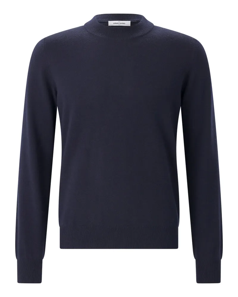 Gran Sasso Pullover aus Schurwolle & Kaschmir Graugrün