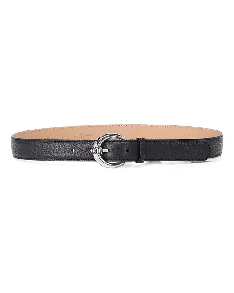 Aigner Gürtel aus Leder Schwarz