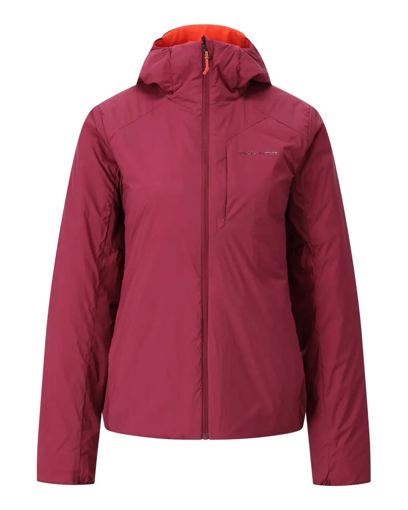 Peak Performance Leichte Wendejacke mit Logo Rot