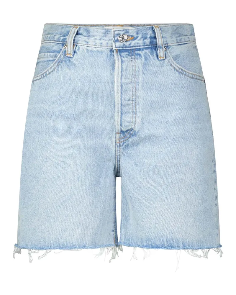 Frame Denim Denim-Shorts aus Baumwolle Blau