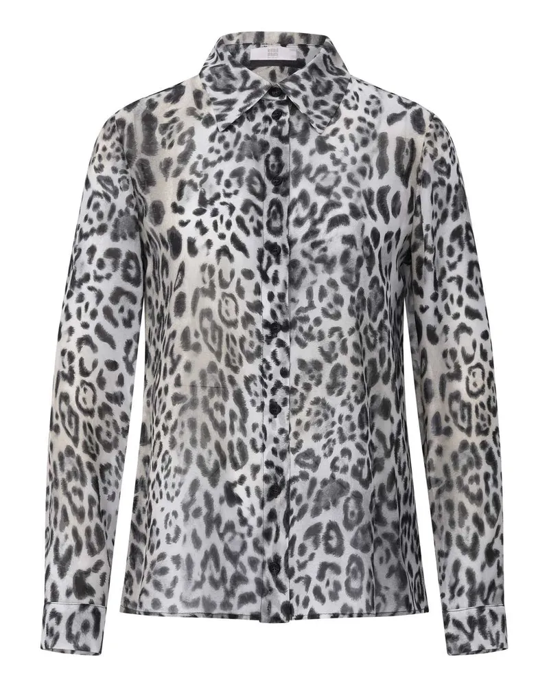 Riani Bluse mit Animalprint Grau