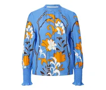 Seidenbluse mit Print
