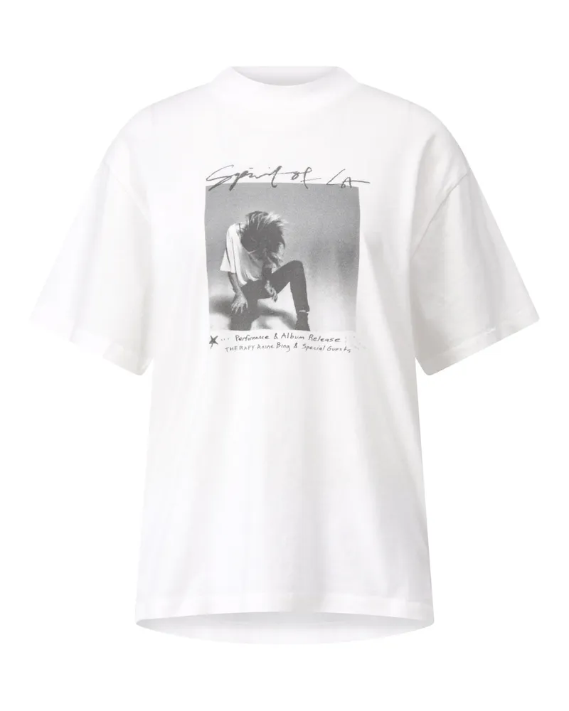 Anine Bing Oversized T-Shirt Ashton Weiß