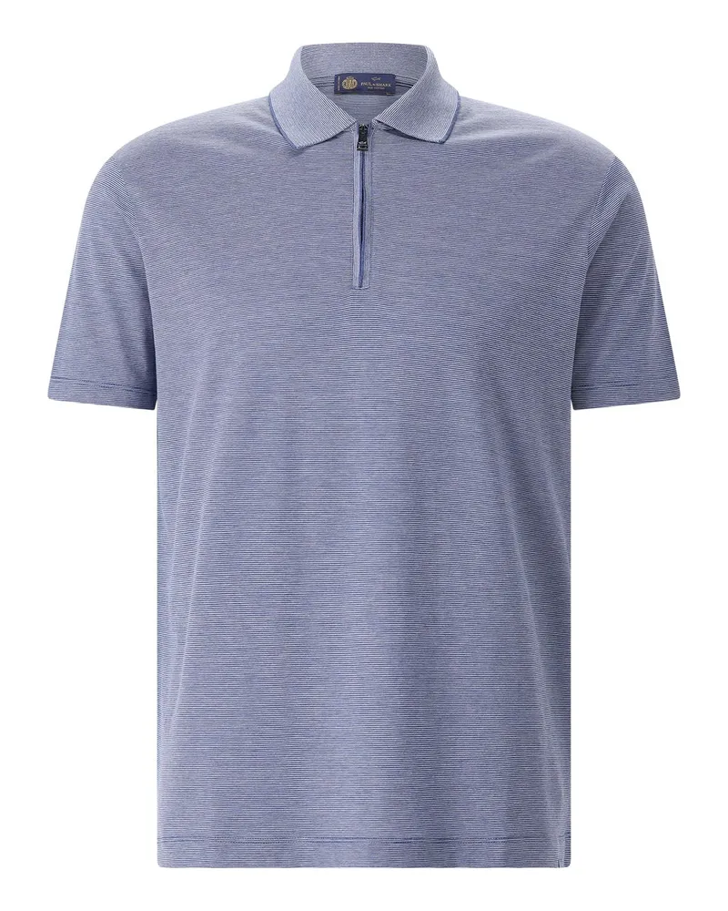 Paul & Shark Poloshirt mit Seide Blau