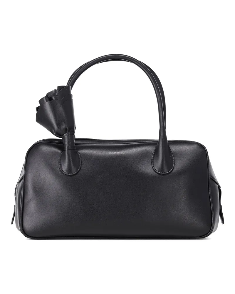 Magda Butrym Handtasche Brigitte aus Leder Schwarz