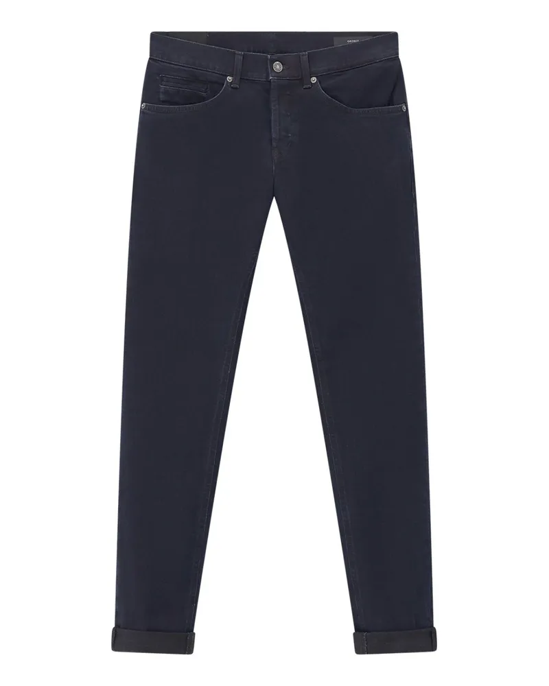 Dondup Skinny-Fit Jeans aus Baumwolle Dunkelblau