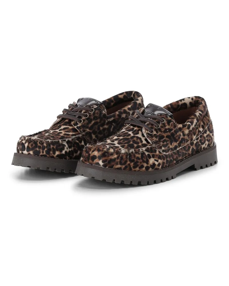 Copenhagen Bootschnürer CPH616 im Animalprint Braun