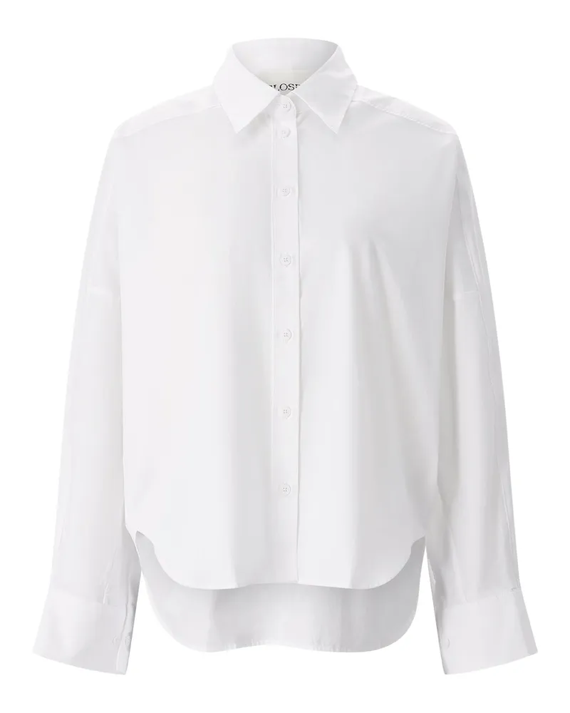 Closed Hemdbluse aus Baumwolle Weiß
