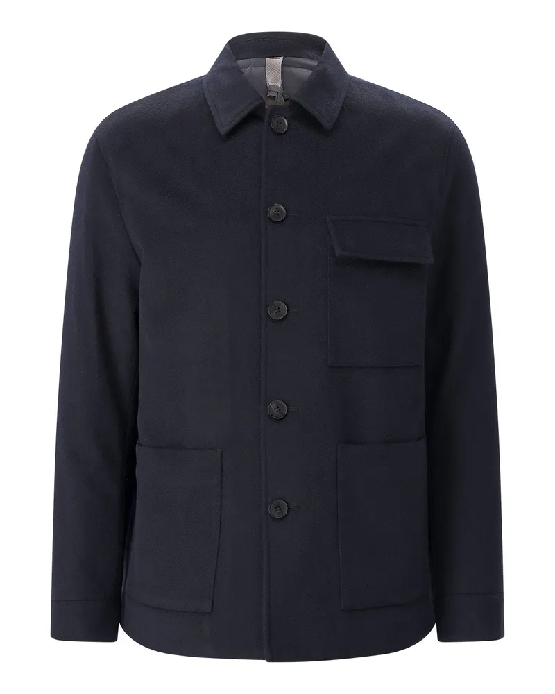 DUNO Overshirt Sunil mit Daunen Navy