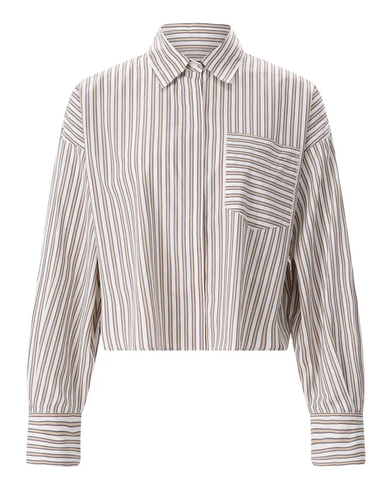 Rag & Bone Hemdbluse aus Baumwolle Beige