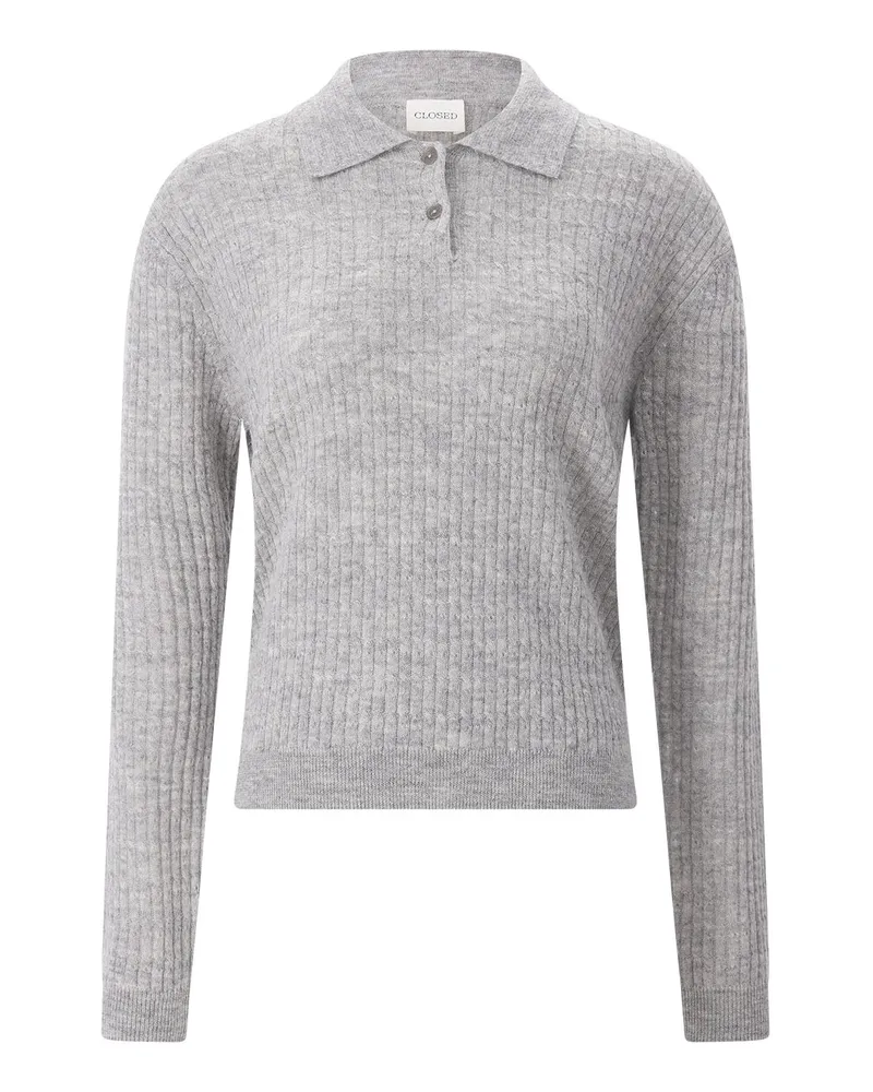 Closed Pullover aus Woll-Mix Grau