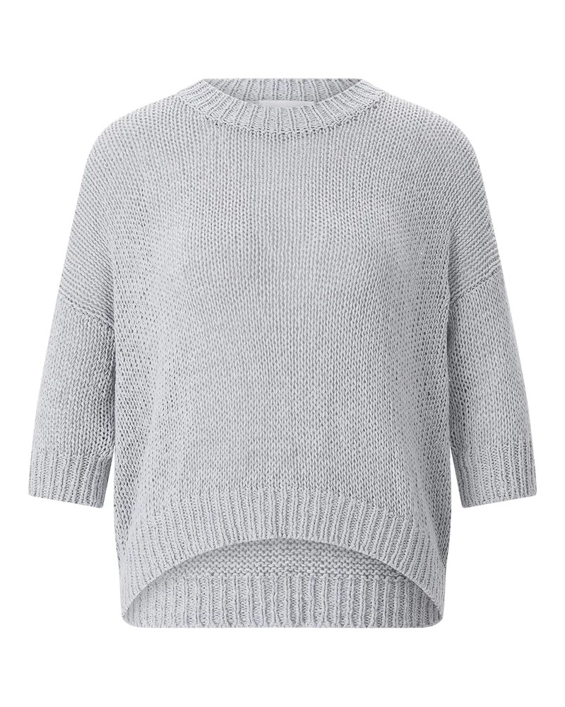 Roberto Collina Pullover aus Baumwollstrick Grau