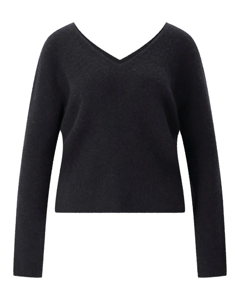 Roberto Collina Pullover aus Kaschmir & Seide Schwarz