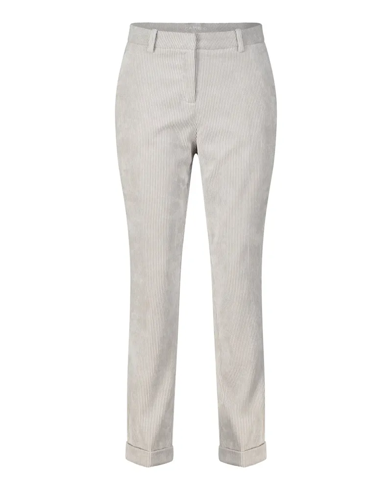 Cambio Cropped Cordhose Krystal Hellgrau