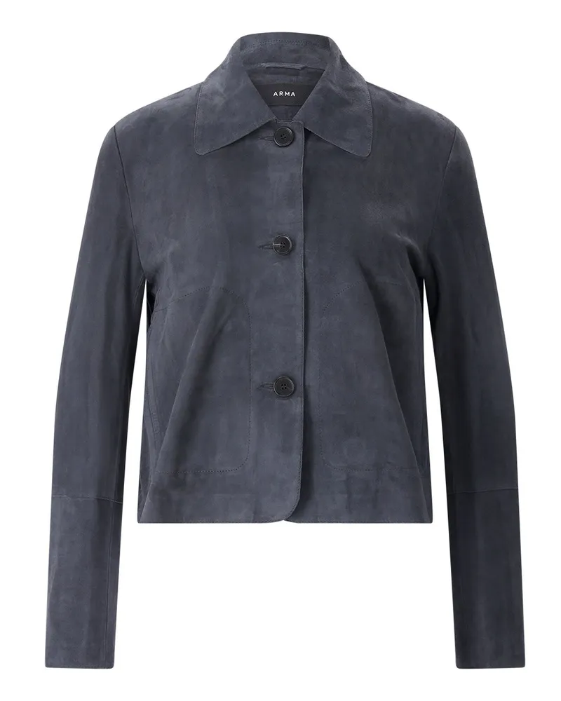 Arma Jacke Emy aus Veloursleder Anthrazit