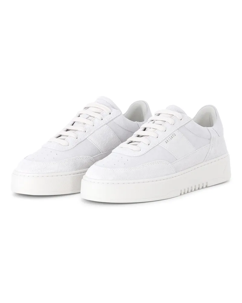 Axel Arigato Sneaker Orbit Vintage aus Veloursleder Hellgrau