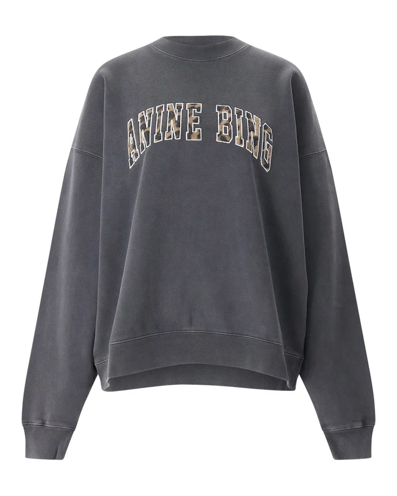 Anine Bing Sweatshirt Miles Dunkelgrau