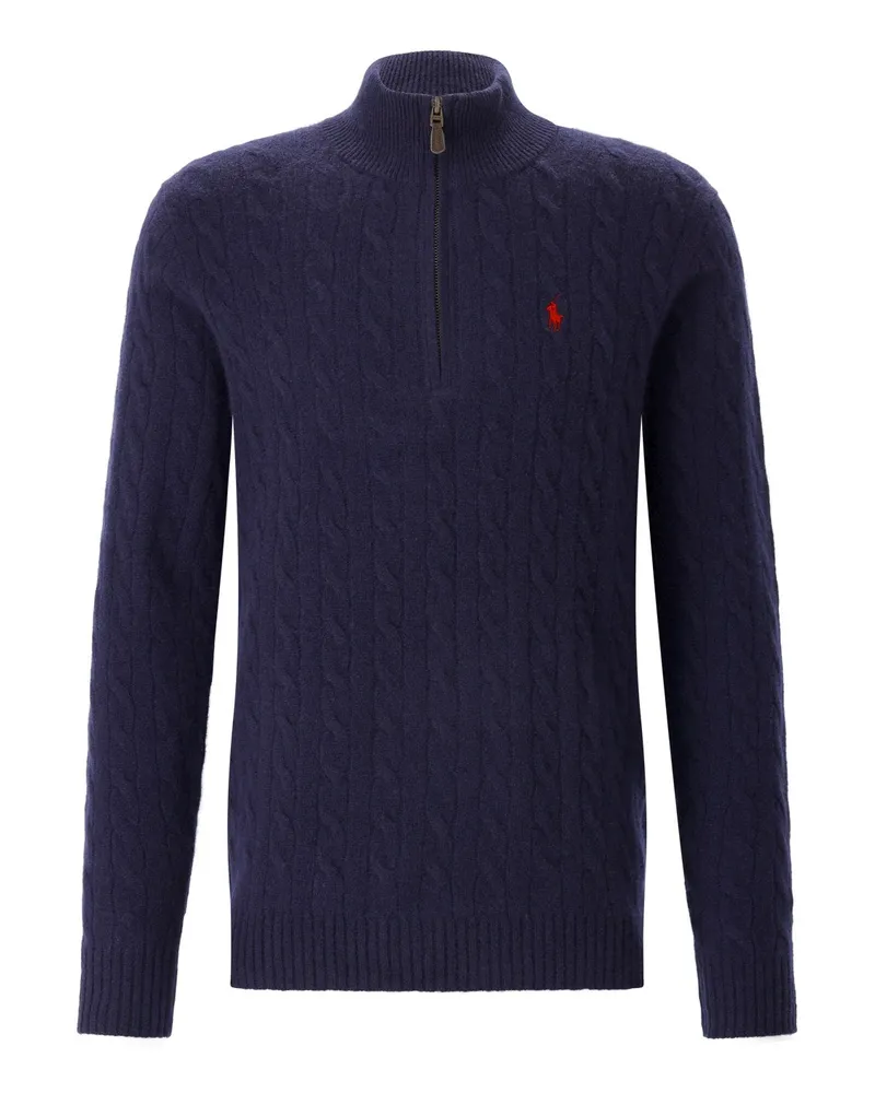 Ralph Lauren Troyer aus Wolle & Kaschmir Dunkelblau