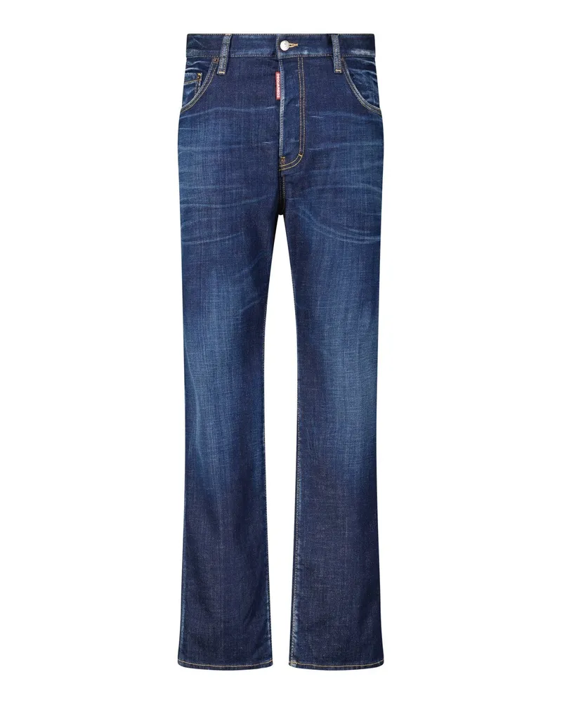 Dsquared2 Regular-Fit Jeans 642 Blau