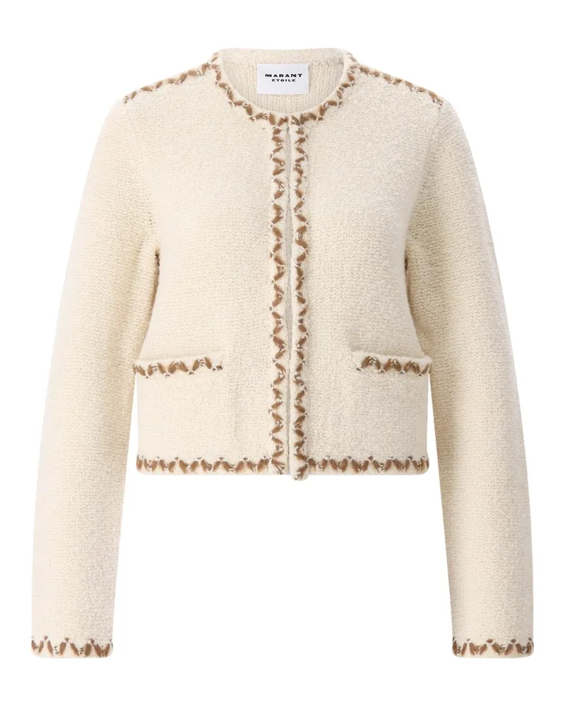 Isabel Marant Strickjacke Rochelle Creme